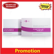 Fortelle 28's + Omega-3 28's For Female Fertility