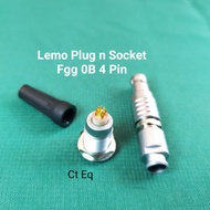 Lemo Plug n Socket FGG 0B 4Pin Lemo Connector FGG 4 pin Lemo 0B 4 pin