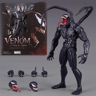 Venom Action Figure Hasbro SHFiguarts Symbiote Head Carving 2.0 SHF Movable Movies Model Doll Collec