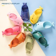 2025 New Children's Slippers EVA Cartoon Small Shark Children's Boys' Indoor Slipp ers Non-slip Sand