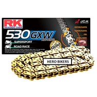 RK 530 GXW XW-RING CHAIN 120L RK ORIGINAL JAPAN TAKASAGO CHAIN (GOLD) RANTAI 530 RK