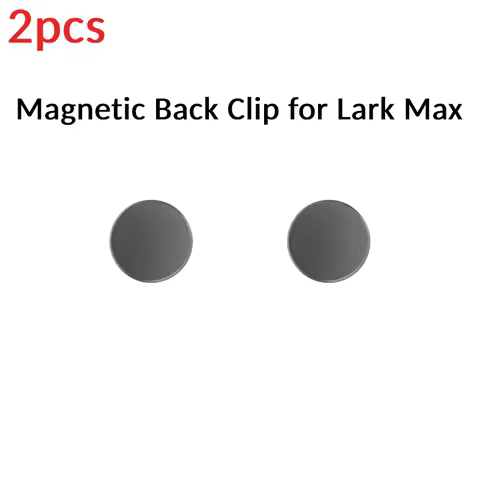 OEM Replacement 2x Magnetic Suction Back Clip for Hollyland Lark Max Wireless Microphone