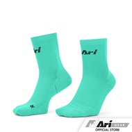 ARI TERRY QTR RUNNING SOCKS - TURQUOISE/BLACK ถุงเท้าวิ่ง อาริ TERRY QTR สีเขียว