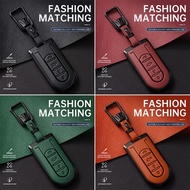 Sarung Kunci Perodua Myvi 2018 - 2021 Alza Axia 2018 - 2022 Bezza 2018 - 2025 Leather Key Case Cover