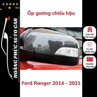 M1 Rearview mirror cover CAR.BON rearview mirror cover for F.o.r.d R.a.n.g.e.r 2014 - 2021 premium c