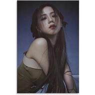 Jisoo Lazy Poster Picture Print Wall Art Poster Painting Canvas Posters Artworks Gift Idea Room Aest