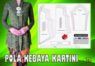 Pola Jiplak Kebaya Kartini