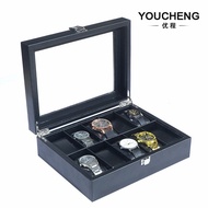 Only Pack 10-Bit 10 Cross-Border Watch Watch Box Window Watch Black Display Box Storage Box Watch Bo