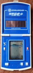 絕版 當時物 Bandai LCD 早期懷舊太陽能掌上遊戲機-激戰U BOAT game&amp;watch