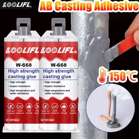 1-3pcs 50ml High Strength AB Welding Adhesive, Strong Metal Repair Adhesive, Cold Welding Adhesive, 
