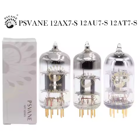 PSVANE 12AX7-S 12AU7-S 12AT7-S Vacuum Tube Upgradat 12AX7 12AU7 12AT7 ECC83 ECC82 ECC81 Tube Amplifi