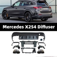 Mercedes Benz X254 C254 SUV Coupe GLC63 AMG Diffuser Rear Bumper Diffuser