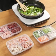 Kitchen Refrigerator Large Storage Box Vegetables Fruits Frozen Meat Compartments Food Kitchen Tools