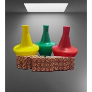 Bingo shakers / alugan plastic with bingo chips wood embosed
