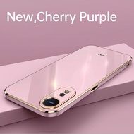 Casing OPPO A78 5G 4G Luxury Square Glossy Plated Phone Case For OPPO A78 A96 A76 A57 A77 A77S A97 4