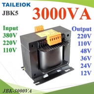 3000VA JBK5 Power Transformer Input Light AC 380V 220V 110V Output 12V 24V 36V 48V 110V 220V