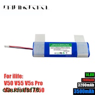 Genuine 14.8V 2600mah 3500Mah 18650 Lithium Battery For ILIFE V3s Pro, V50, V5s Pro, V8s, X750 Robot