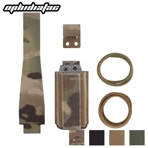 OPHIDIAN Fast SLEDS Pistol Magazine Pouch 9mm 1911 Handgun MAG Tool Holder MOLLE Hunting Gear Airsof