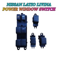 Power Window Switch / Suis Tingkap Nissan Latio Grand Livina Sylphy Power Window Switch / Door Switc