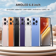 A16 Promax New 5G Smartphone Murah | 6.8 “Amoled Display | Android15.0 Handphone | 12GB RAM+512GB RO