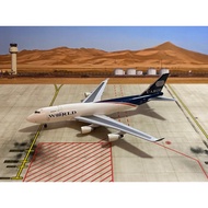 Rare Organic Big Bird AV4744007 World Cargo B747-300 N730WA 1/400 Always Antique Phone, Perfectionis