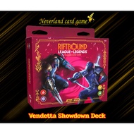 Riftbound Vendetta Shadown Deck ZED VS SHEN Card (2 Decks In 1 Box)