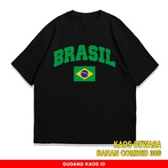 Brazil V7 T-Shirt Warehouse - Brazil Fans Edition T-Shirt - Brazil Football Club - Unisex Football T