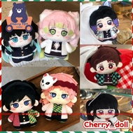 10cm Demon Slayer Anime Iguro Obanai Kanroji Mitsuri Cosplay Soft Keychain Cute Plush Backpack Toys 