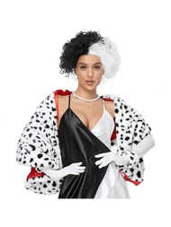 Dalmatian Leopard Print Shawl, Please Check Size Before Purchase! Dalmatian Leopard Print 200*42cm S