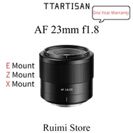 TTArtisan 23mm f1.8 Auto Focus APS-C  Large Aperture Lens for  X /  E /  Z Mount Mirrorless Cameras