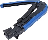 Press for Cable Connectors, F Compression Connectors, Lightweight Coaxial Cable Crimping Tool for Ex