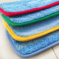 Aluminum Alloy Flat Mop Hospital Cleaning Four-Color Partition Mop Replacement Cloth Mop