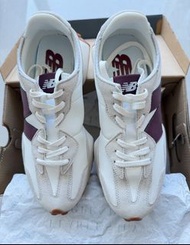 New Balance 327 米白酒紅 26.5cm