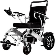 Adult Foldable Electric Wheelchair, Lightweight Power Wheel Chair, Collapsible Portable High-Power Electric Mobility Wheelchair, Lightweight Electric Wheelchair