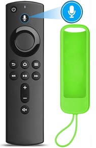 New Voice Remote Replacement for FireStick 3rd 2rd Gen (L5B83H), with TV Remote Case Cover Green (Gl