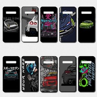 case for Samsung Galaxy S10 Plus S10E Note 8 modified car comics Soft black phone case