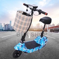 (อัพเกรดใหม่สุด) สกู๊ตเตอร์ไฟฟ้า Electric Scooter 24V ไฟหน้า LED ไม่ว่าจะเป็นผู้ใหญ่หรือเด็กก็สามารถขับขี่รถจักรยานไฟฟ้า สกูตเตอร์ไฟฟ้า E-Scooter ความจุของแบตเตอรี่ 24V20A-24/40A มอเตอร์ 350W รองรับน้ำหนัก 150 กิโลกรัม