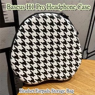【Fast Shipment】For Baseus H1 Pro Headphone Case Cartoon Creative Patterns Headset Earpads Storage Ba