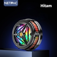 【COD】NETPAC Fan Cooler X76 Funcooler Pendingin Hp Radiator Adjust Gear Kipas LED RGB Cooling Fan Gam