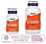 Now Foods, C-1000 (Vitamin C 1000), With 100 mg of Bioflavonoids, 100 / 250 Veg Capsules