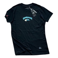 Quik W176 Black Women's T-shirt Free Stickers Cool Short Sleeve Surfing Distro T-shirt for Girls