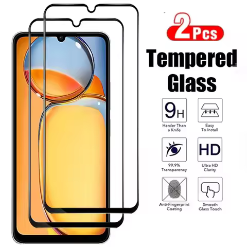 2-1Pcs 9D Screen Protector For Samsung S25 Ultra S24 S23 S22 Plus S21 S20 FE A55 A54 A53 A52 A06 A16