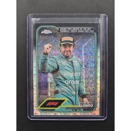 2024 Topps Chrome Formula 1 Fernando Alonso /299 Card