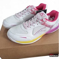 (Sz.41-44) Hundred HNDRD Court Star Pro Badminton Shoes Original White/fuchsia/purple
