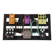 Guitar Pedalboard Guitar Effect Pedal Board Aluminum Alloy Pedalboard with Carrying Bag Effect Pedal