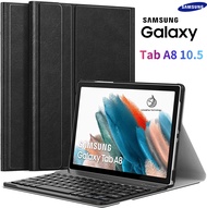 แป้นพิมพ์ ไทย เคส Samsung Galaxy Tab A8 2022 10.5 แป้นไทย เคสคีย์บอร์ด บลูทูธ ไร้สาย เคส Bluetooth S