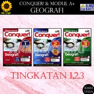 BUKU AKTIVITI 2023 : CONQUER GEOGRAFI UASA KSSM - MODUL AKTIVITI  UASA TINGKATAN 1.2.3 -PENERBIT ILM