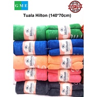 HILTON BATH TOWEL / TUALA MANDI HOTEL [PREMIUM QUALITY MICROFIBER] (SIZE: 140x70CM) HARGA BORONG