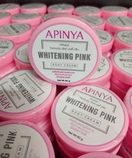 ไวท์เทนนิ่งพิ้งค์ ครีมทาผิว APINYA อภิญญา whitening pink body cream ขนาด 60 g.