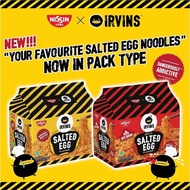 Nissin Irvins Noodle Salted Egg Spicy Salted Egg Noodles Irvins - Retail